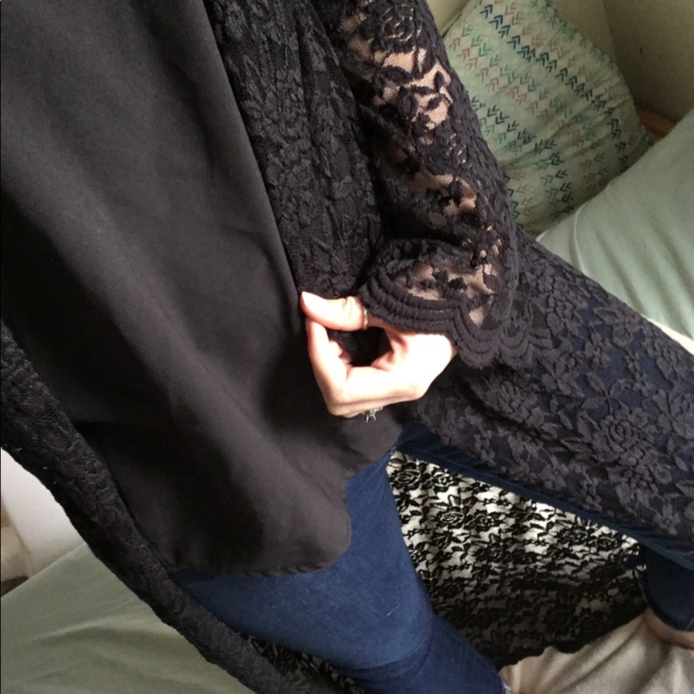 NWOT 💗Black Lace Duster💗